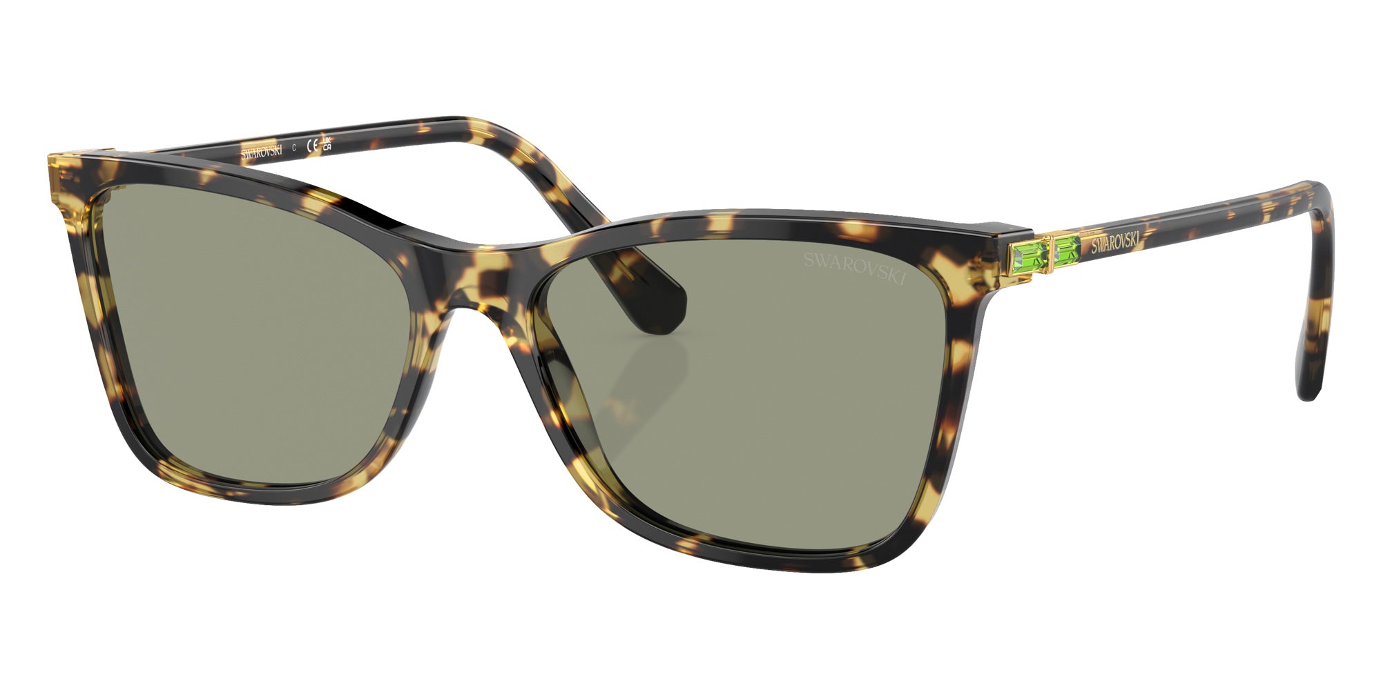 Swarovski SK6004 1009/2 55 - Havana / Dark Green #id:sk600410092_s:106105