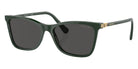 Swarovski SK6004 102687 55 - Green Emerald / Dark Gray #id:sk6004102687_s:108105