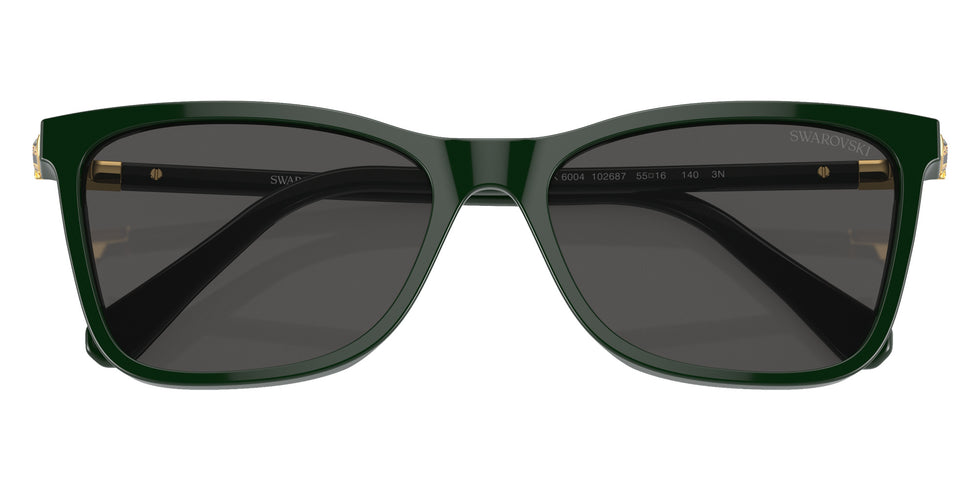 Swarovski SK6004 102687 55 - Green Emerald / Dark Gray #id:sk6004102687_s:108120
