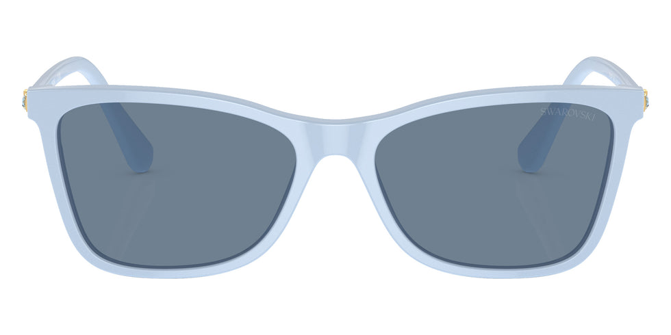 Swarovski SK6004F 10061U 56 - Clear Blue / Light Blue Mirrored Silver Int #id:sk6004f10061u_s:100100