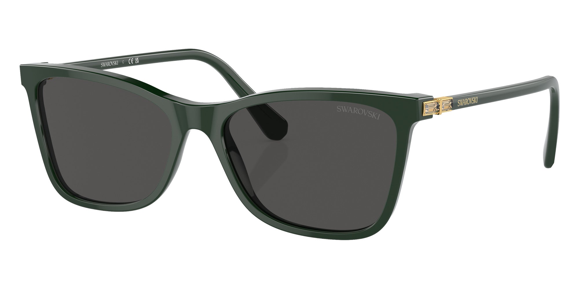 Swarovski SK6004F 102687 56 - Green Emerald / Dark Gray #id:sk6004f102687_s:104105