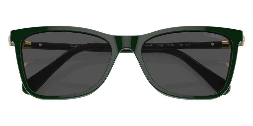 Swarovski SK6004F 102687 56 - Green Emerald / Dark Gray #id:sk6004f102687_s:104120