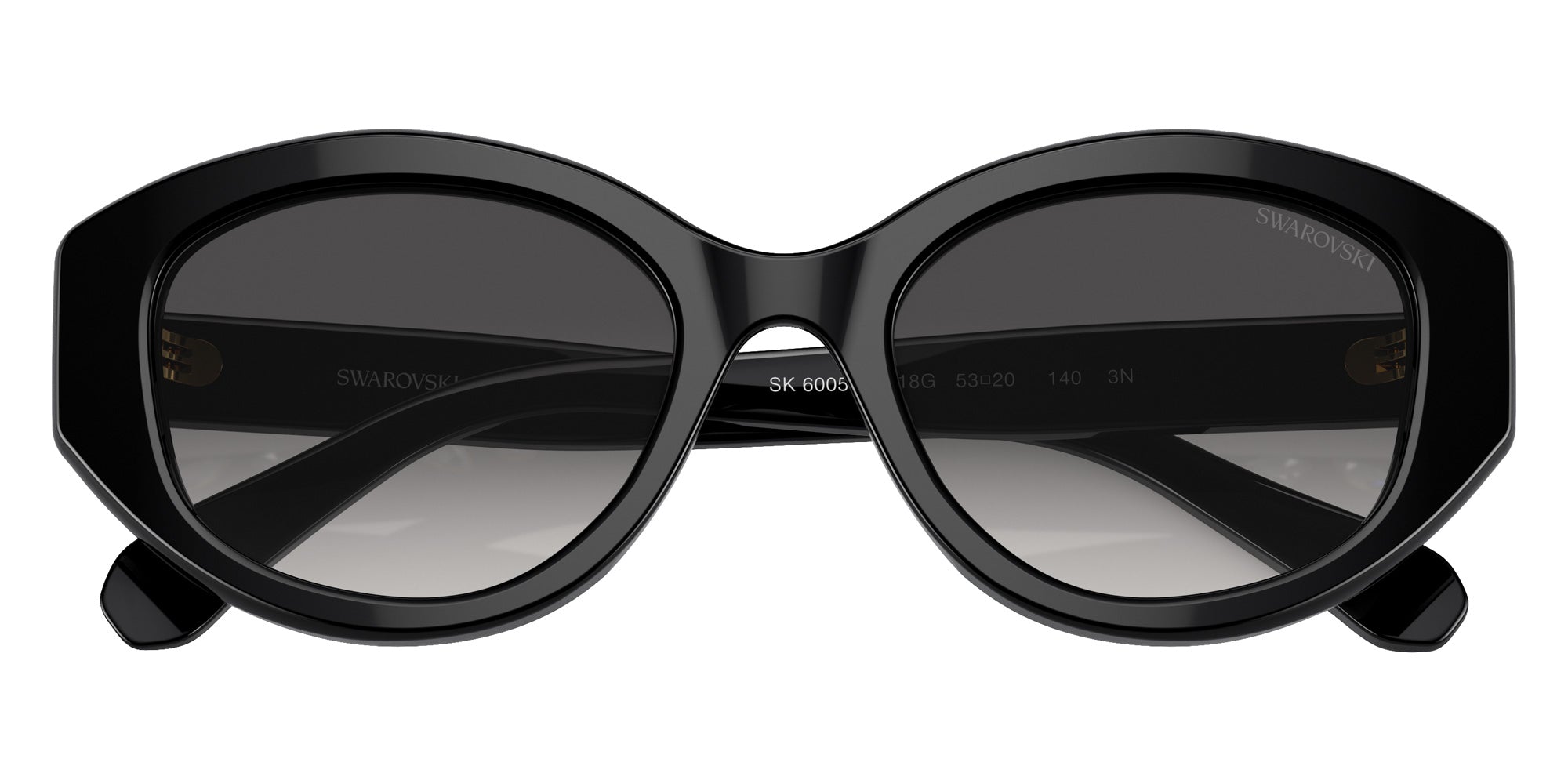 Swarovski SK6005 10018G 53 - Black / Gray Gradient #id:sk600510018g_s:100120