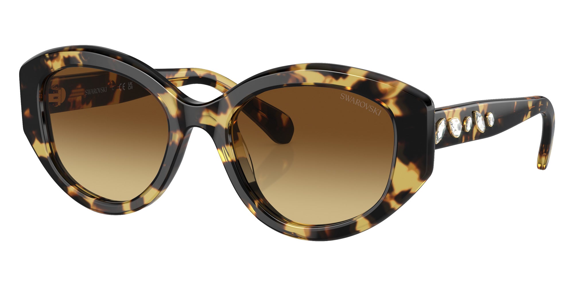 Swarovski SK6005 100913 53 - Medium Havana / Brown Gradient #id:sk6005100913_s:102105