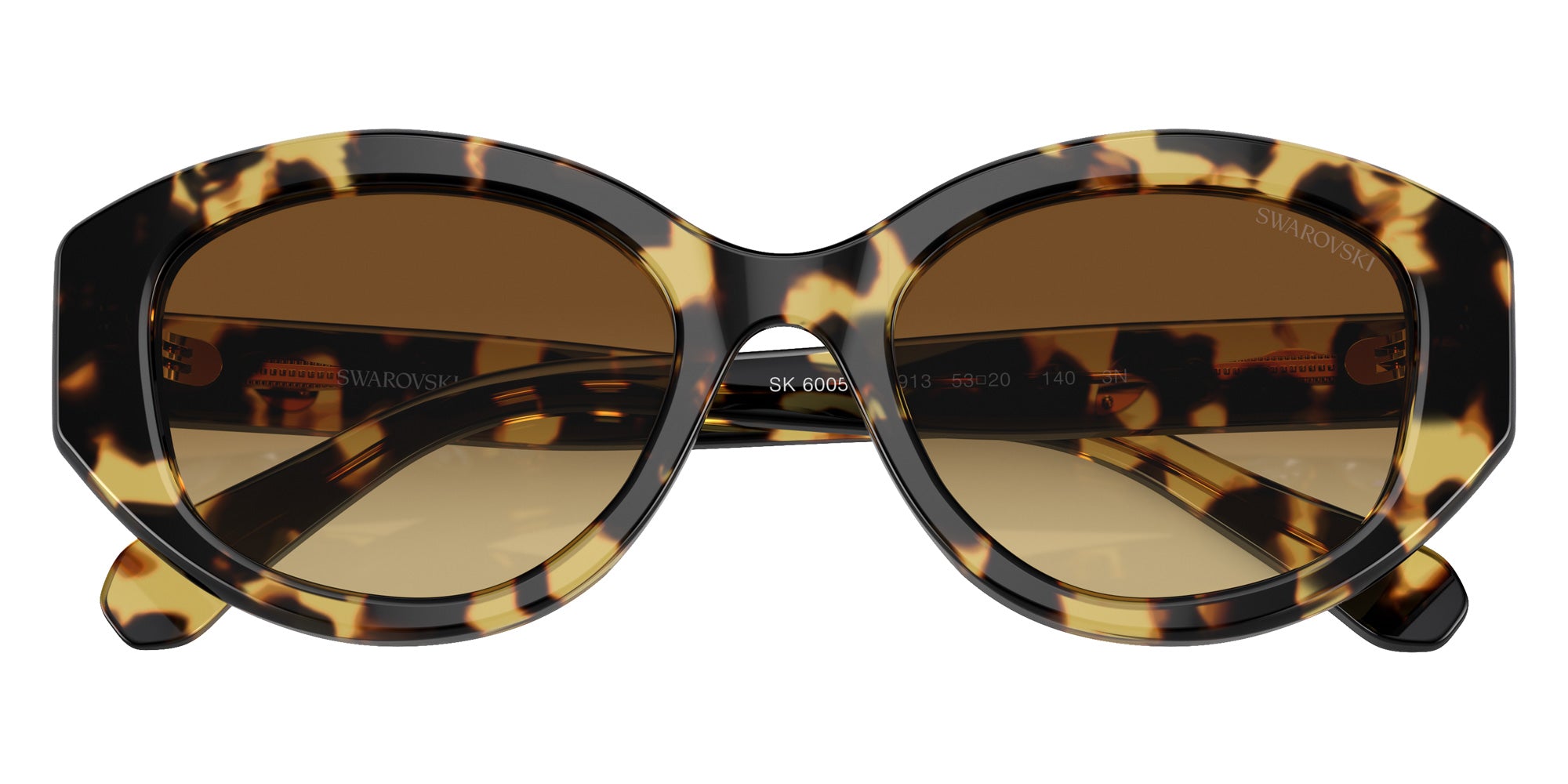 Swarovski SK6005 100913 53 - Medium Havana / Brown Gradient #id:sk6005100913_s:102120