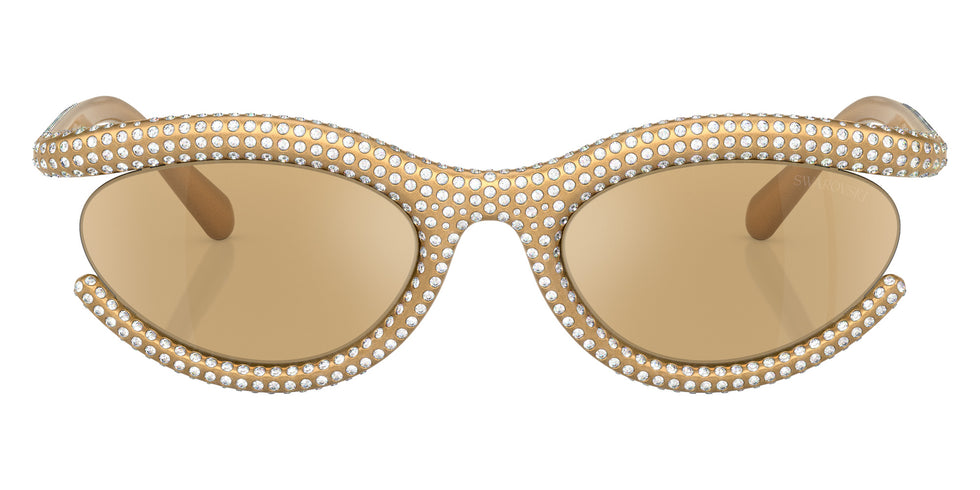 Swarovski SK6006 1022D8 54 - Gold / Light Yellow Mirrored Silver Internal #id:sk60061022d8_s:102100