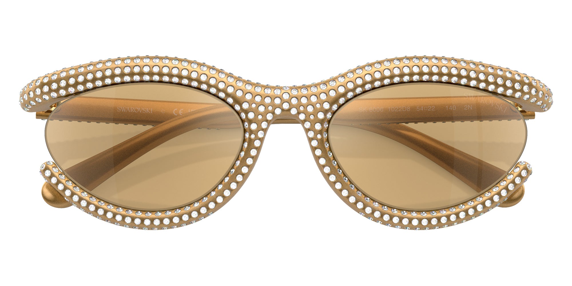 Swarovski SK6006 1022D8 54 - Gold / Light Yellow Mirrored Silver Internal #id:sk60061022d8_s:102120