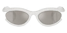 Swarovski SK6006 10336G 54 - Milky White / Light Gray Mirrored Silver #id:sk600610336g_s:104100