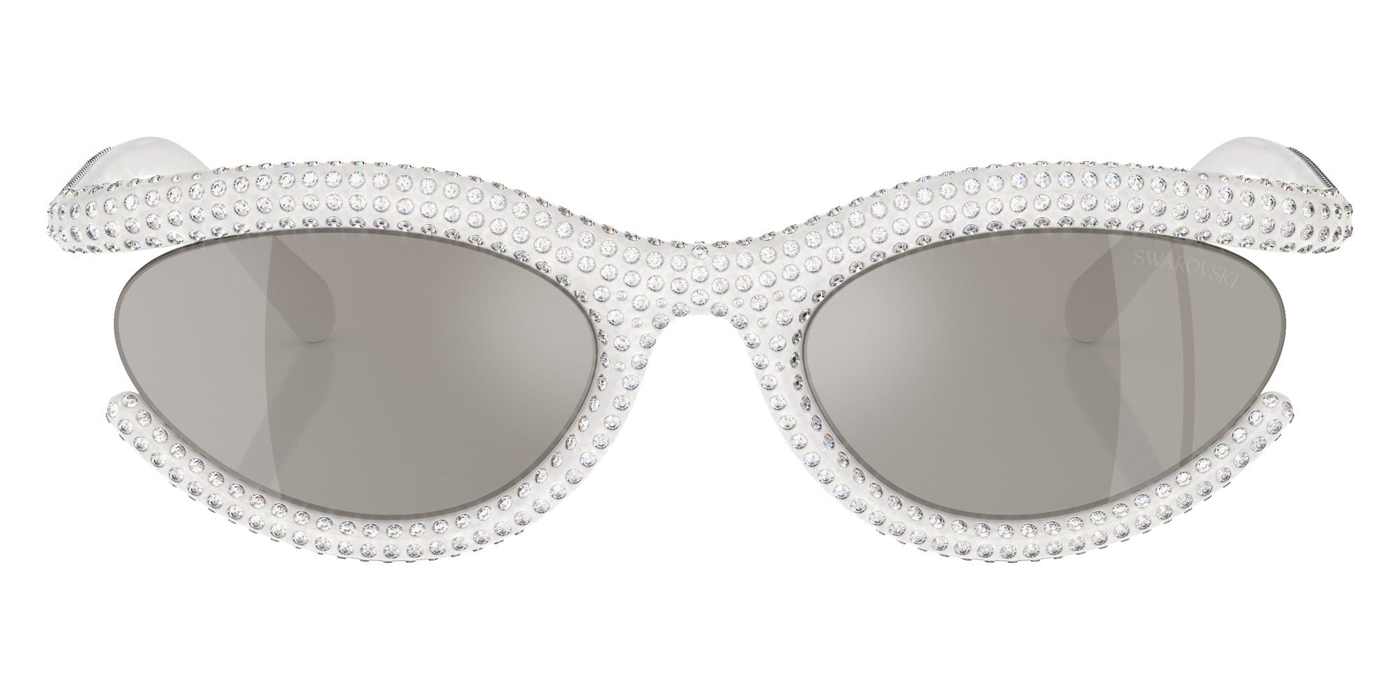 Swarovski SK6006 10336G 54 - Milky White / Light Gray Mirrored Silver #id:sk600610336g_s:104100