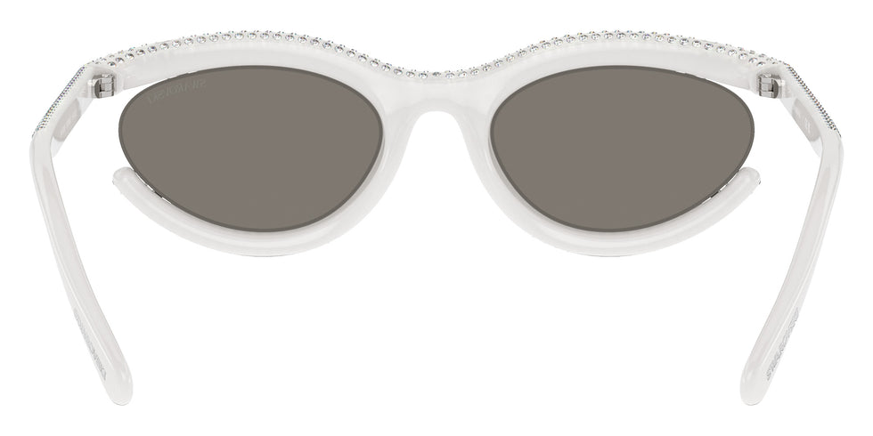 Swarovski SK6006 10336G 54 - Milky White / Light Gray Mirrored Silver #id:sk600610336g_s:104115
