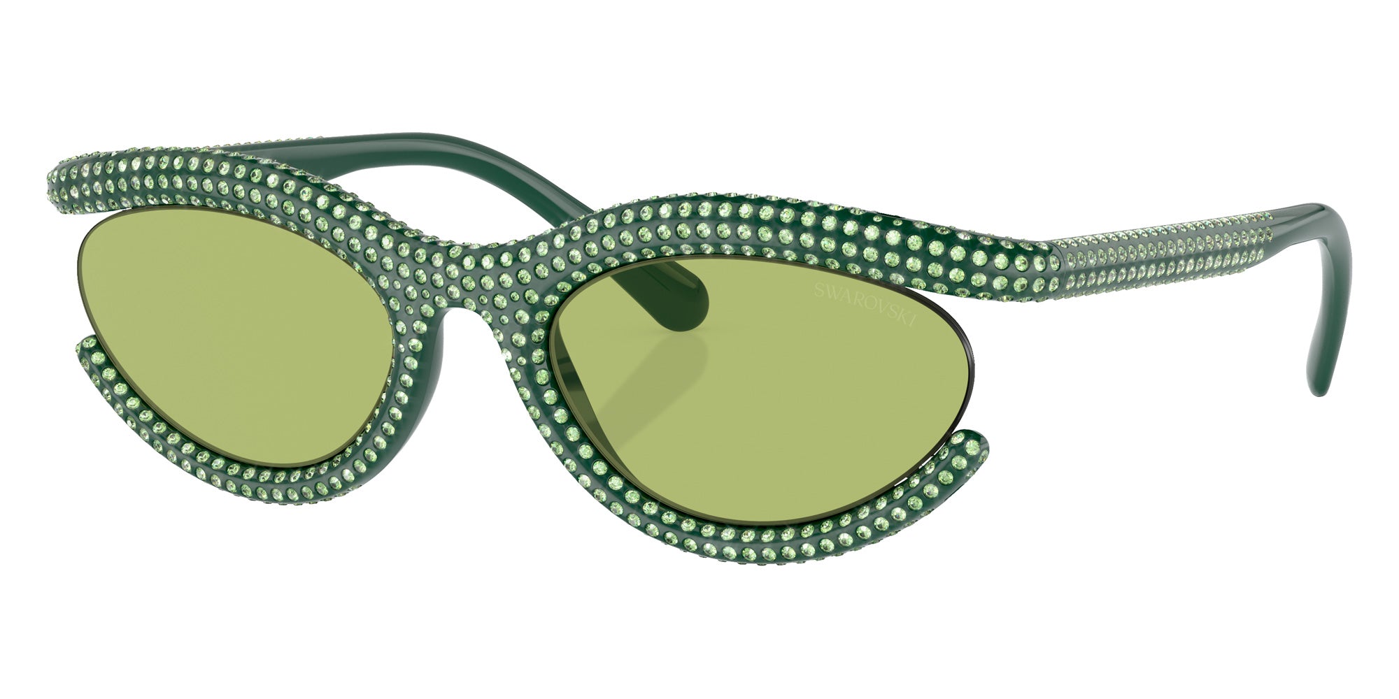 Swarovski SK6006 103430 54 - Green / Light Green Flash Silver Mirrored #id:sk6006103430_s:106105