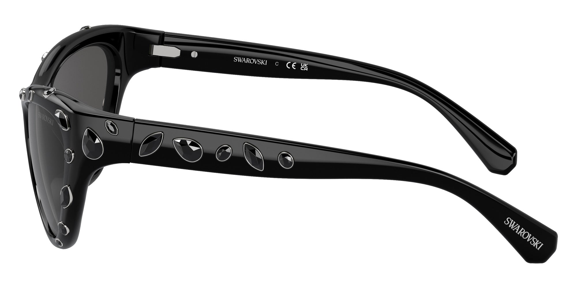 Swarovski SK6007 100187 57 - Black / Dark Gray #id:sk6007100187_s:100110