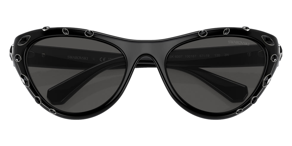 Swarovski SK6007 100187 57 - Black / Dark Gray #id:sk6007100187_s:100120