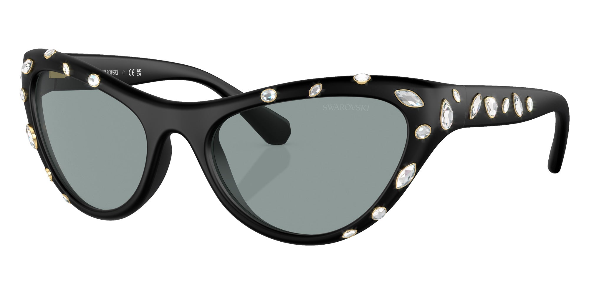 Swarovski SK6007 1020/1 57 - Matte Black / Dark Gray #id:sk600710201_s:102105