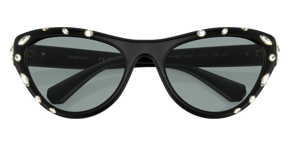 Swarovski SK6007 1020/1 57 - Matte Black / Dark Gray #id:sk600710201_s:102120