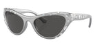 Swarovski SK6007 102187 57 - Metallic Gray / Dark Gray #id:sk6007102187_s:104105