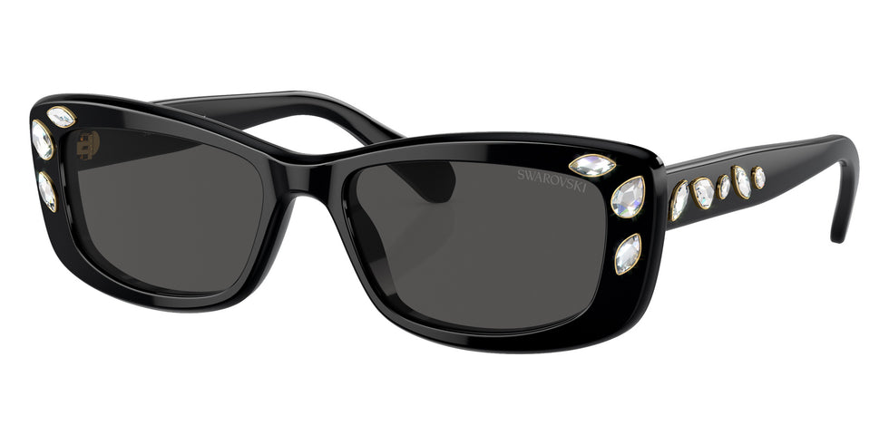 Swarovski SK6008 100187 54 - Black / Dark Gray #id:sk6008100187_s:100105