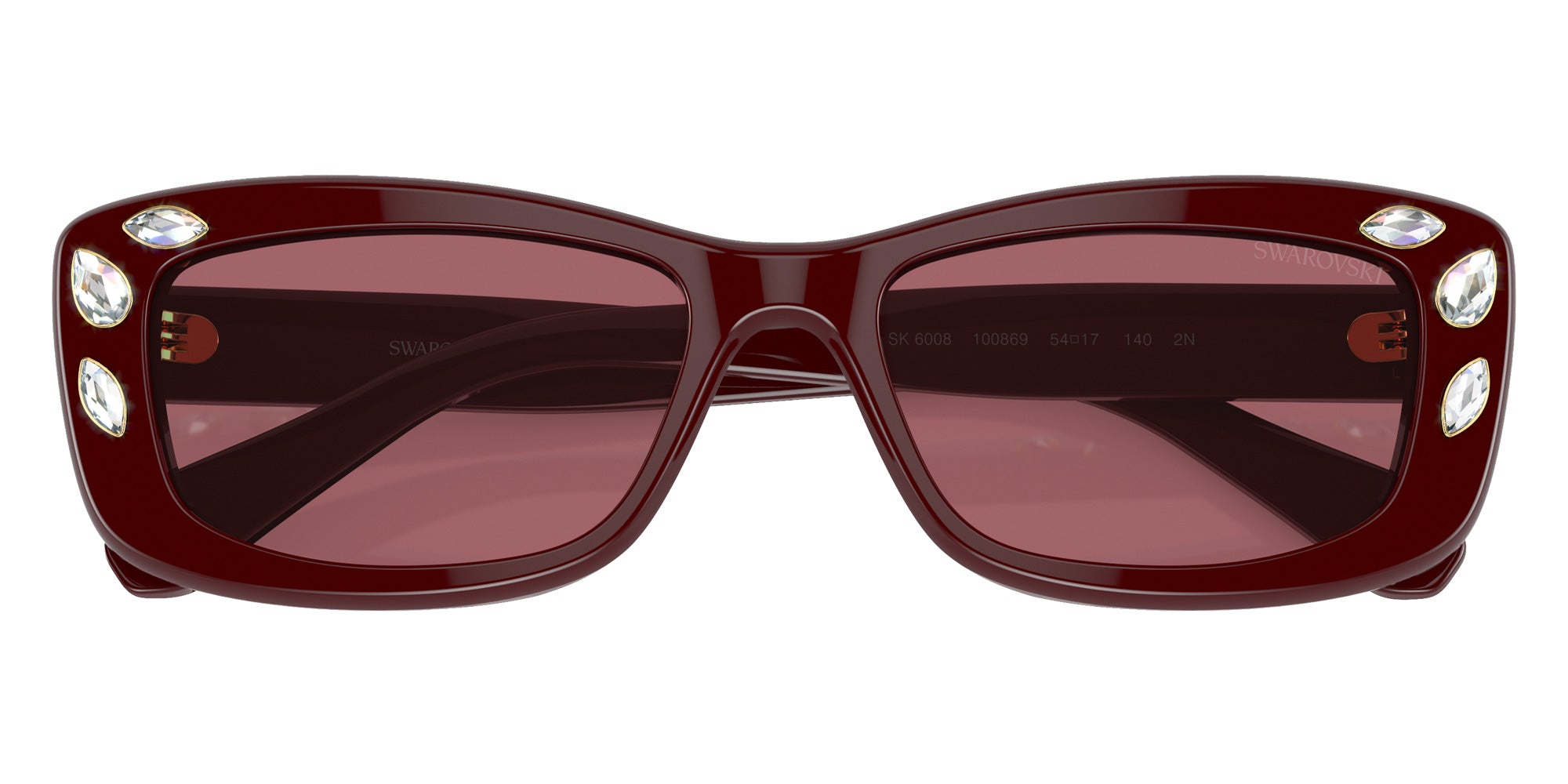Swarovski SK6008 100869 54 - Burgundy / Burgundy #id:sk6008100869_s:104120
