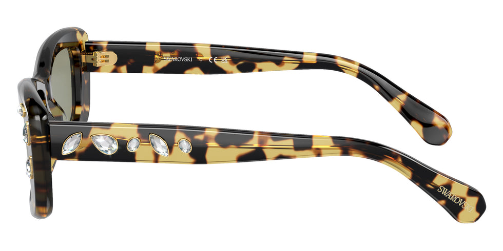 Swarovski SK6008 1009/2 54 - Medium Havana / Green #id:sk600810092_s:106110