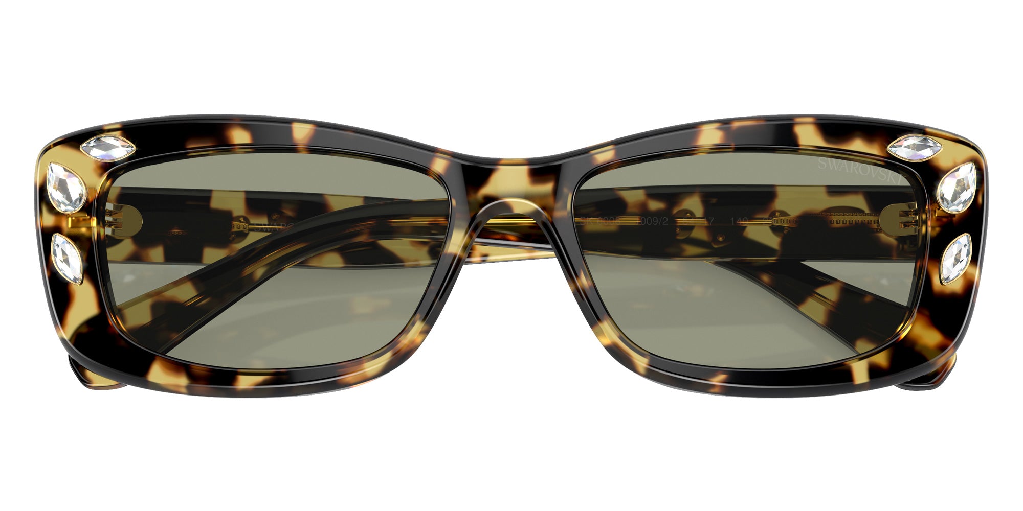 Swarovski SK6008 1009/2 54 - Medium Havana / Green #id:sk600810092_s:106120