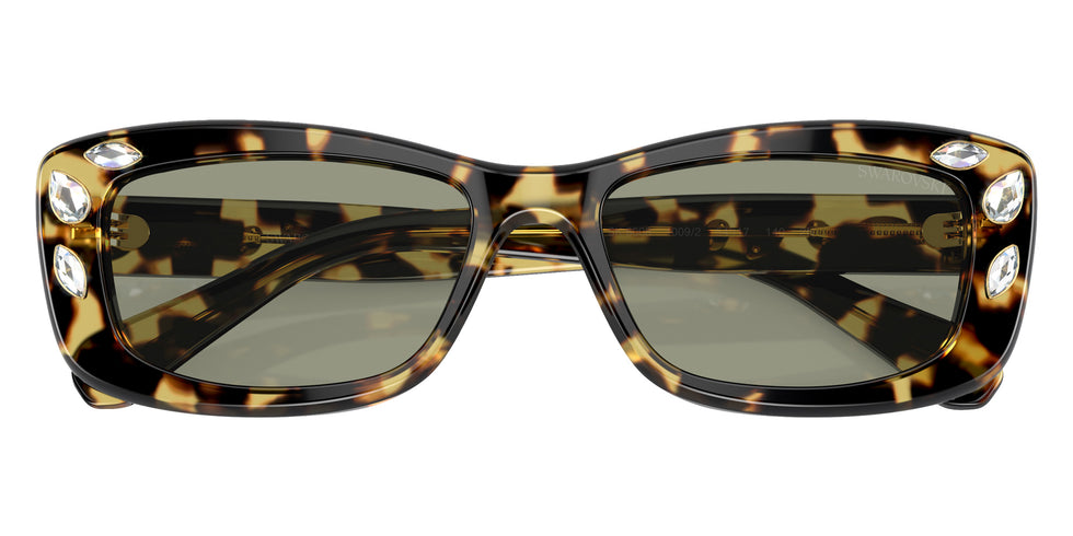 Swarovski SK6008 1009/2 54 - Medium Havana / Green #id:sk600810092_s:106120