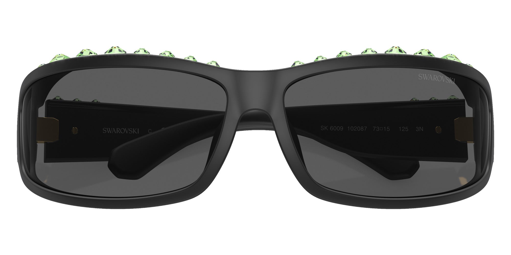 Swarovski SK6009 102087 73 - Matte Black / Dark Gray #id:sk6009102087_s:100120