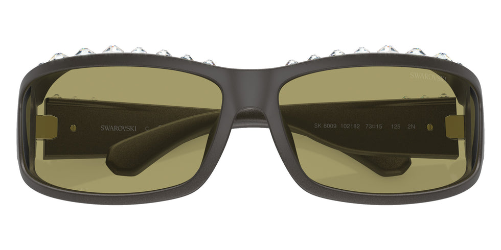 Swarovski SK6009 102182 73 - Dark Gray / Green #id:sk6009102182_s:102120