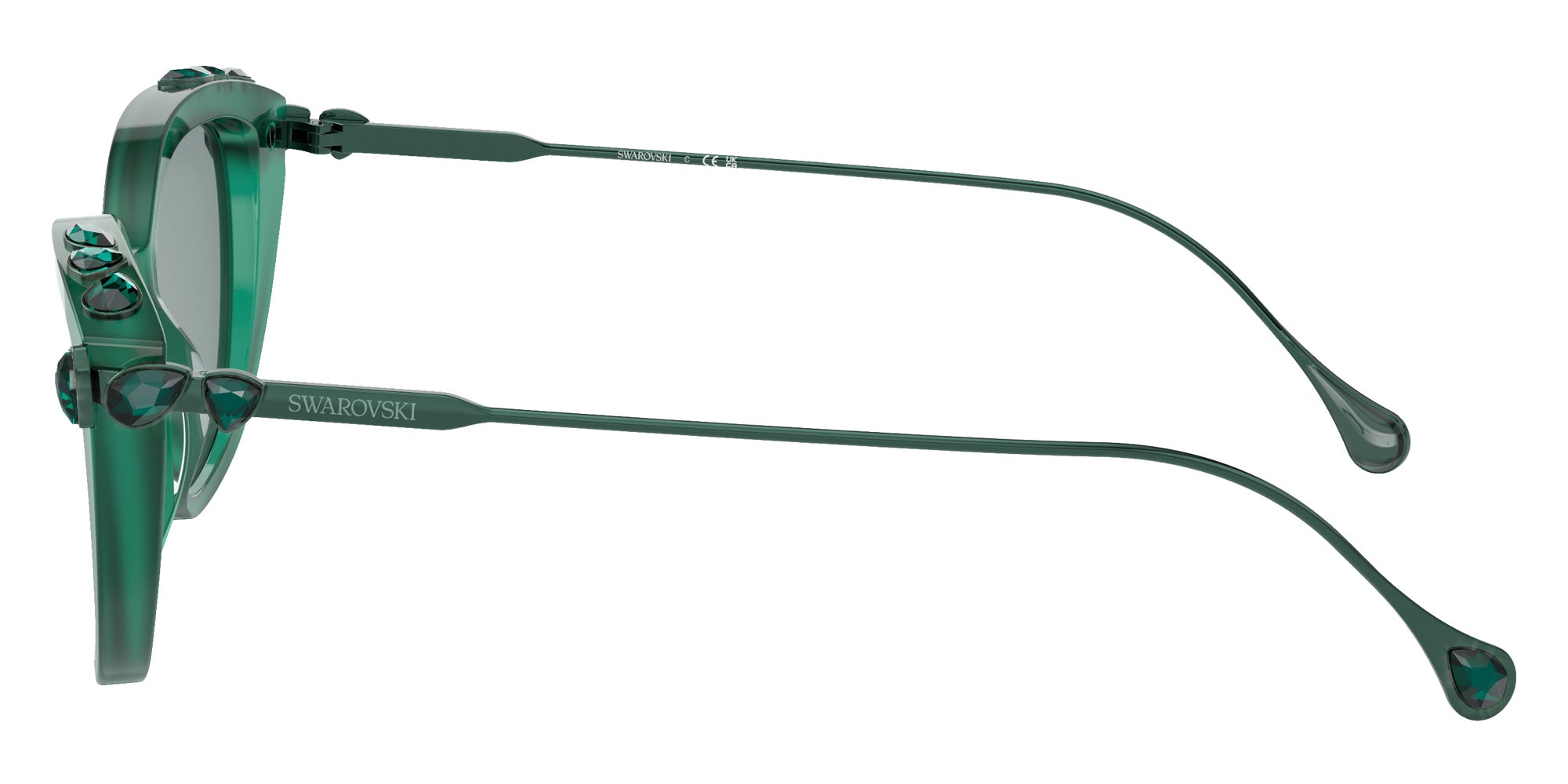 Swarovski SK6010 2003/1 53 - Opal Green / Dark Gray #id:sk601020031_s:108110