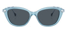 Swarovski SK6010 200487 53 - Opal Light Blue / Dark Gray #id:sk6010200487_s:110100