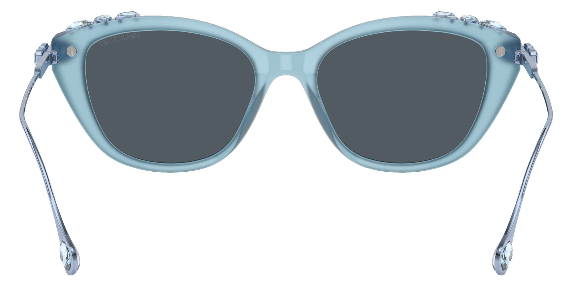 Swarovski SK6010 200487 53 - Opal Light Blue / Dark Gray #id:sk6010200487_s:110115