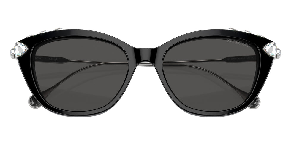 Swarovski SK6010F 103887 55 - Black / Dark Gray #id:sk6010f103887_s:100120