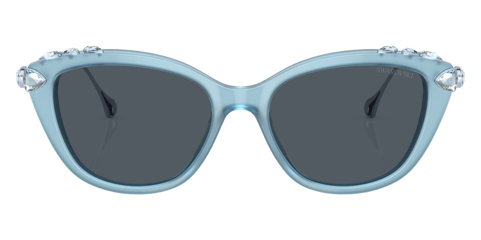 Swarovski SK6010F 200487 55 - Opal Light Blue / Dark Gray #id:sk6010f200487_s:102100