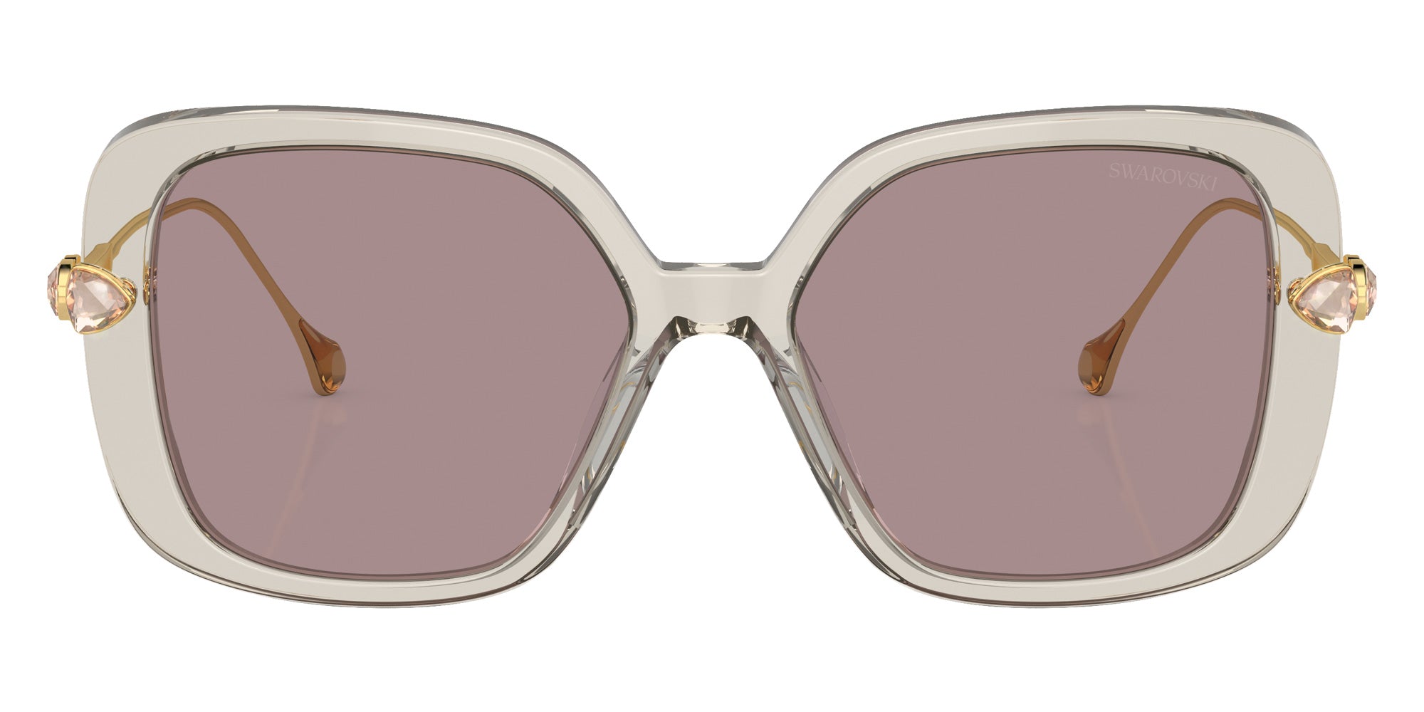Swarovski SK6011 3003LA 55 - Transparent Light Brown / Violet #id:sk60113003la_s:110100
