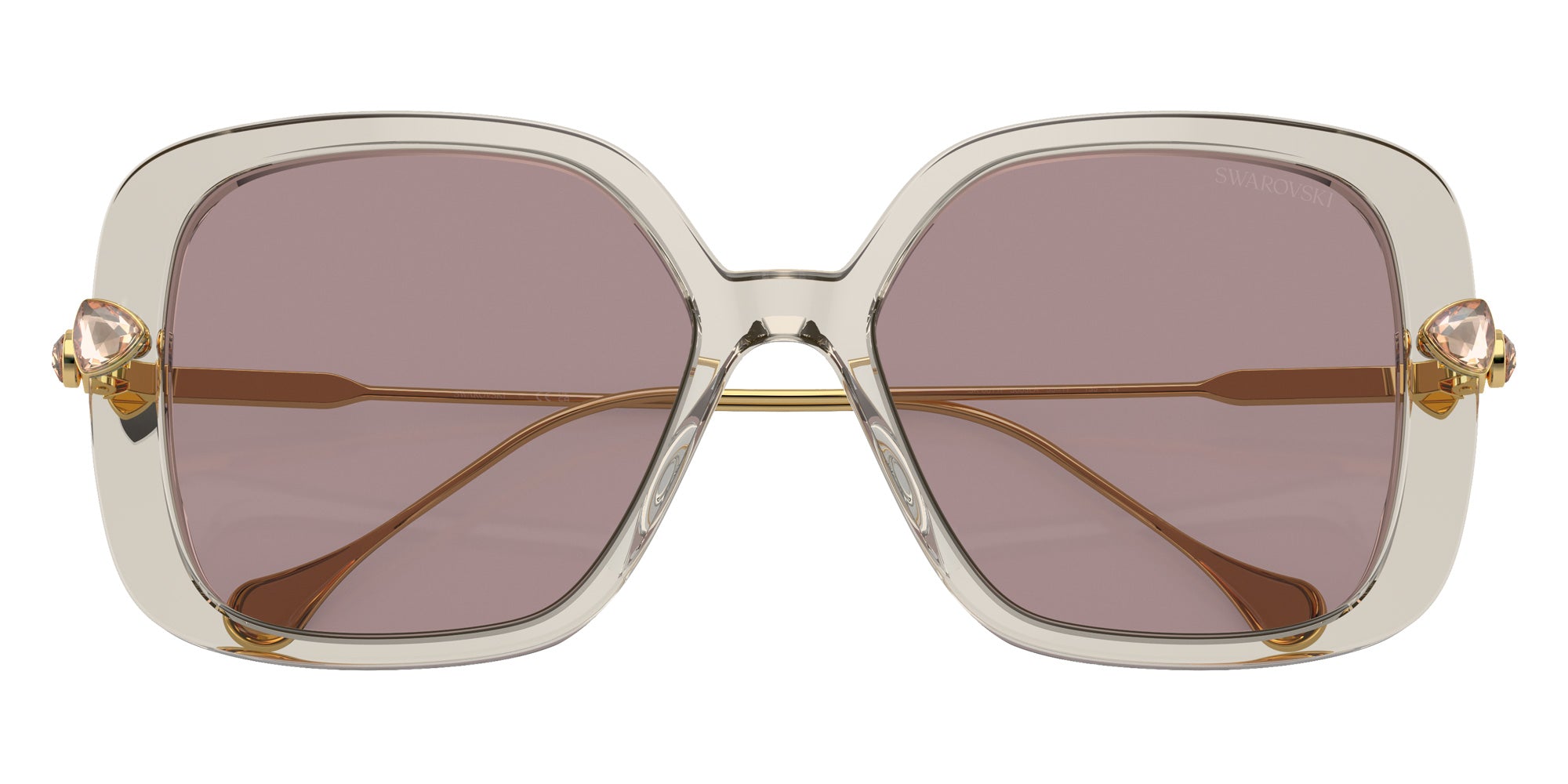 Swarovski SK6011F 3003LA 56 - Transparent Light Brown / Violet #id:sk6011f3003la_s:104120