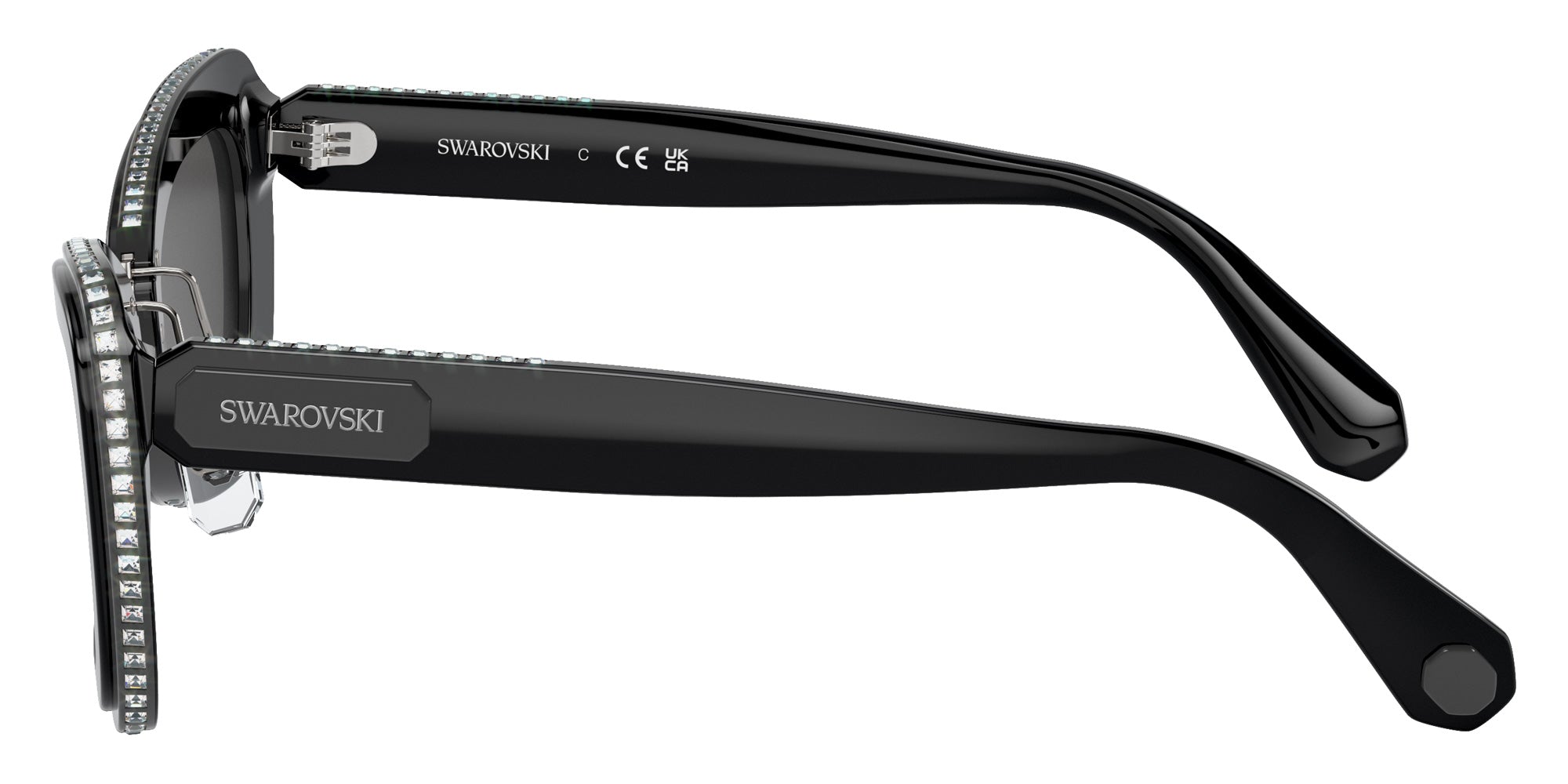 Swarovski SK6012 101087 52 - Black/Gray / Dark Gray #id:sk6012101087_s:100110