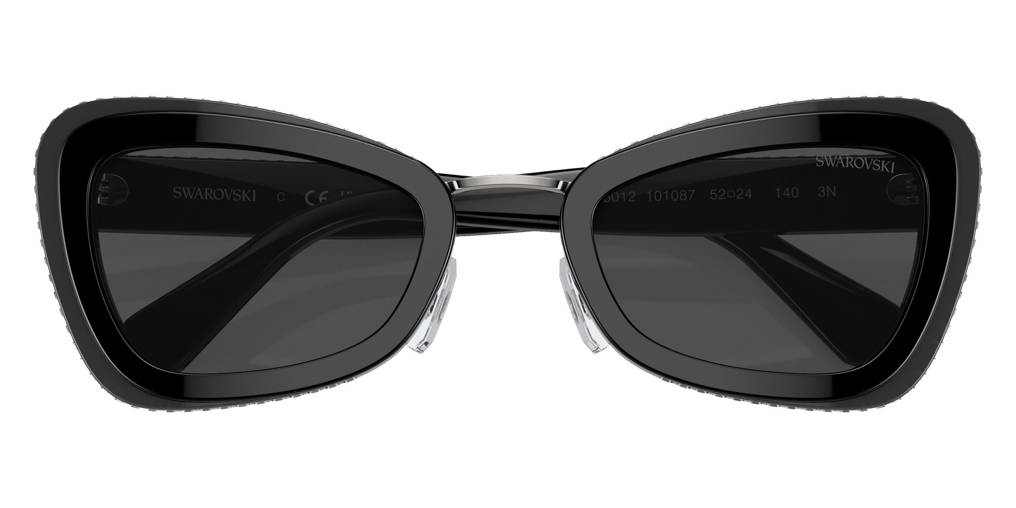 Swarovski SK6012 101087 52 - Black/Gray / Dark Gray #id:sk6012101087_s:100120