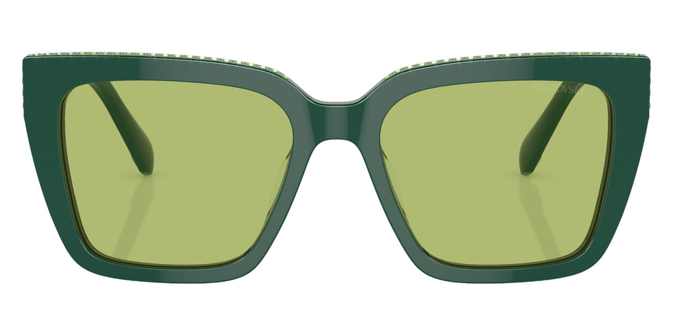 Swarovski SK6013 101730 54 - Green / Light Green Flash Silver Mirrored #id:sk6013101730_s:104100