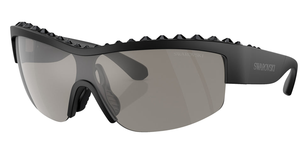 Swarovski SK6014 10016G 138 - Matte Black / Light Gray Mirrored Silver #id:sk601410016g_s:100105
