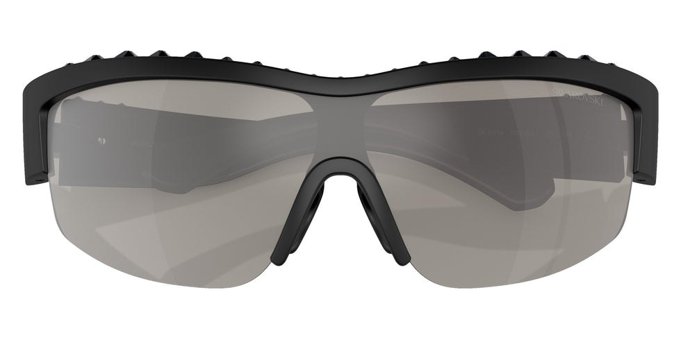 Swarovski SK6014 10016G 138 - Matte Black / Light Gray Mirrored Silver #id:sk601410016g_s:100120