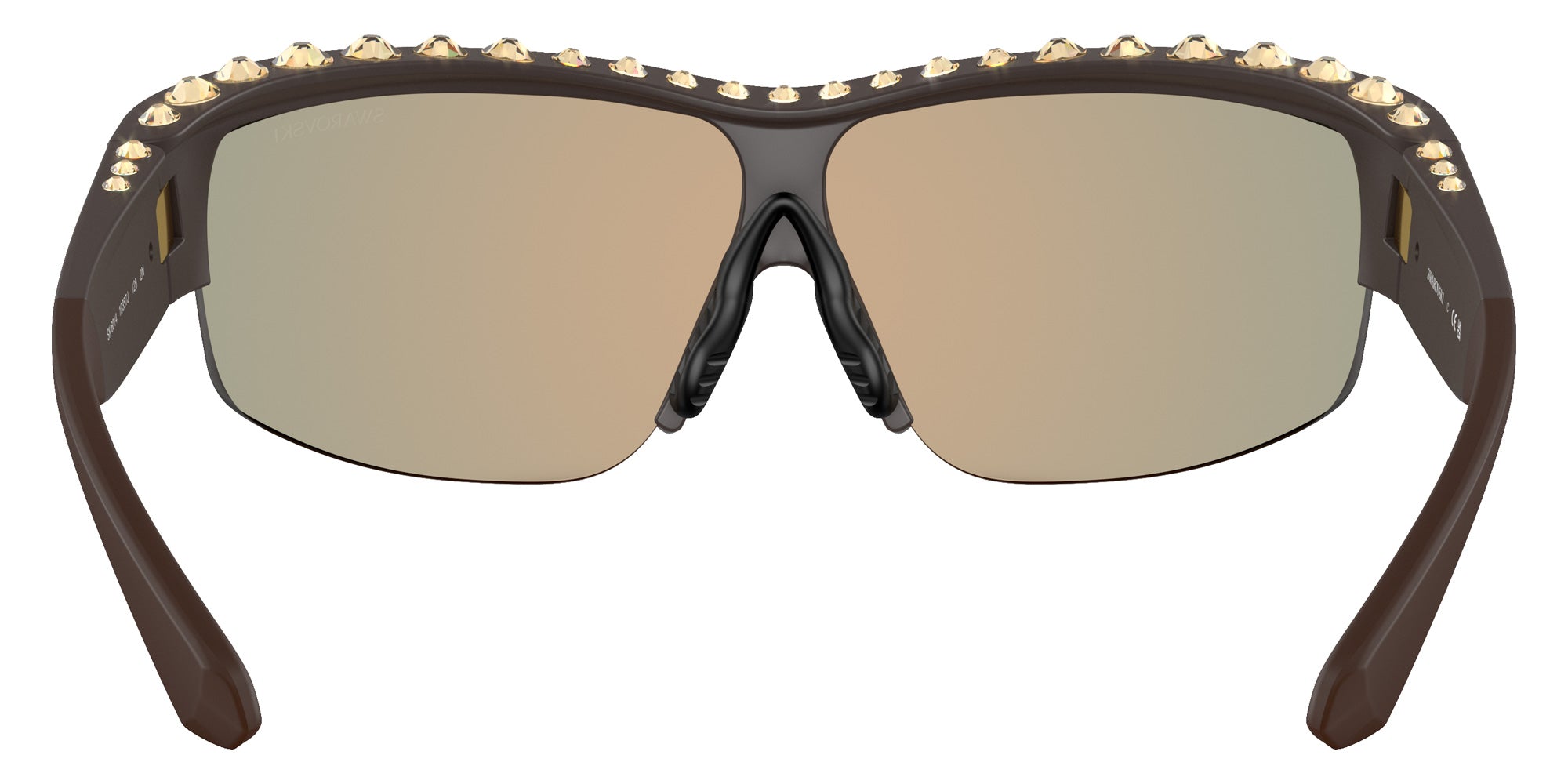 Swarovski SK6014 10357J 138 - Matte Brown / Dark Brown Mirrored Rose Gold #id:sk601410357j_s:104115