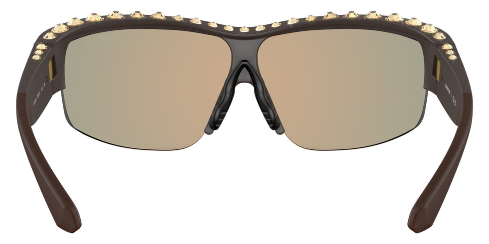 Swarovski SK6014 10357J 138 - Matte Brown / Dark Brown Mirrored Rose Gold #id:sk601410357j_s:104115