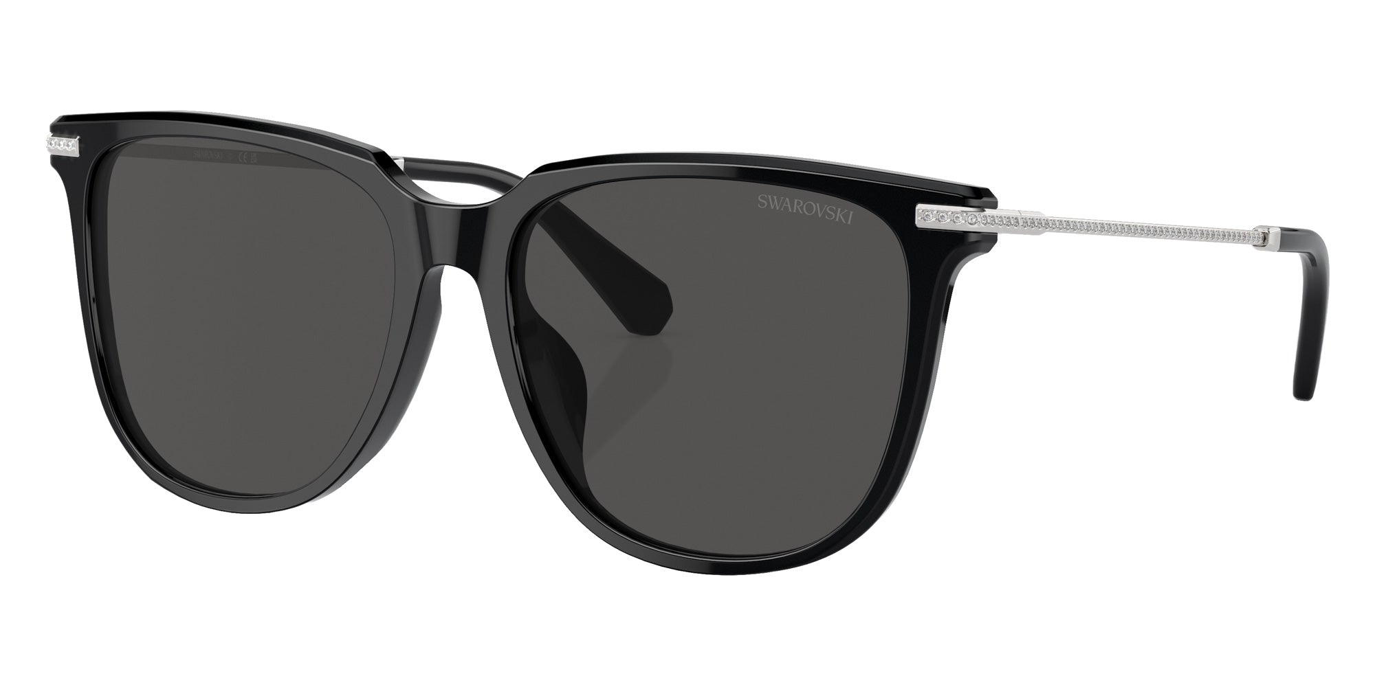 Swarovski SK6015D 100187 55 - Black / Dark Gray #id:sk6015d100187_s:100105