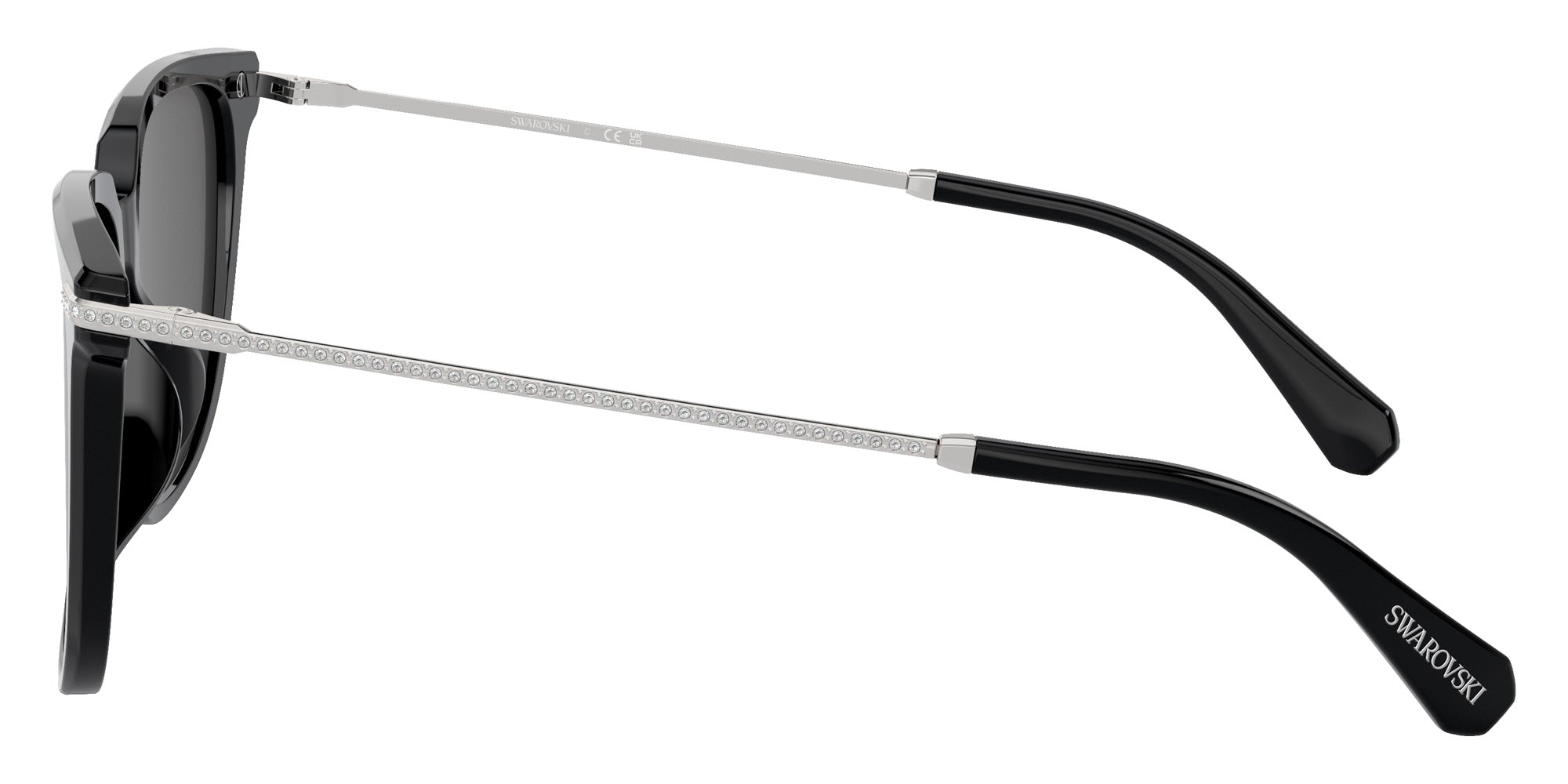 Swarovski SK6015D 100187 55 - Black / Dark Gray #id:sk6015d100187_s:100110