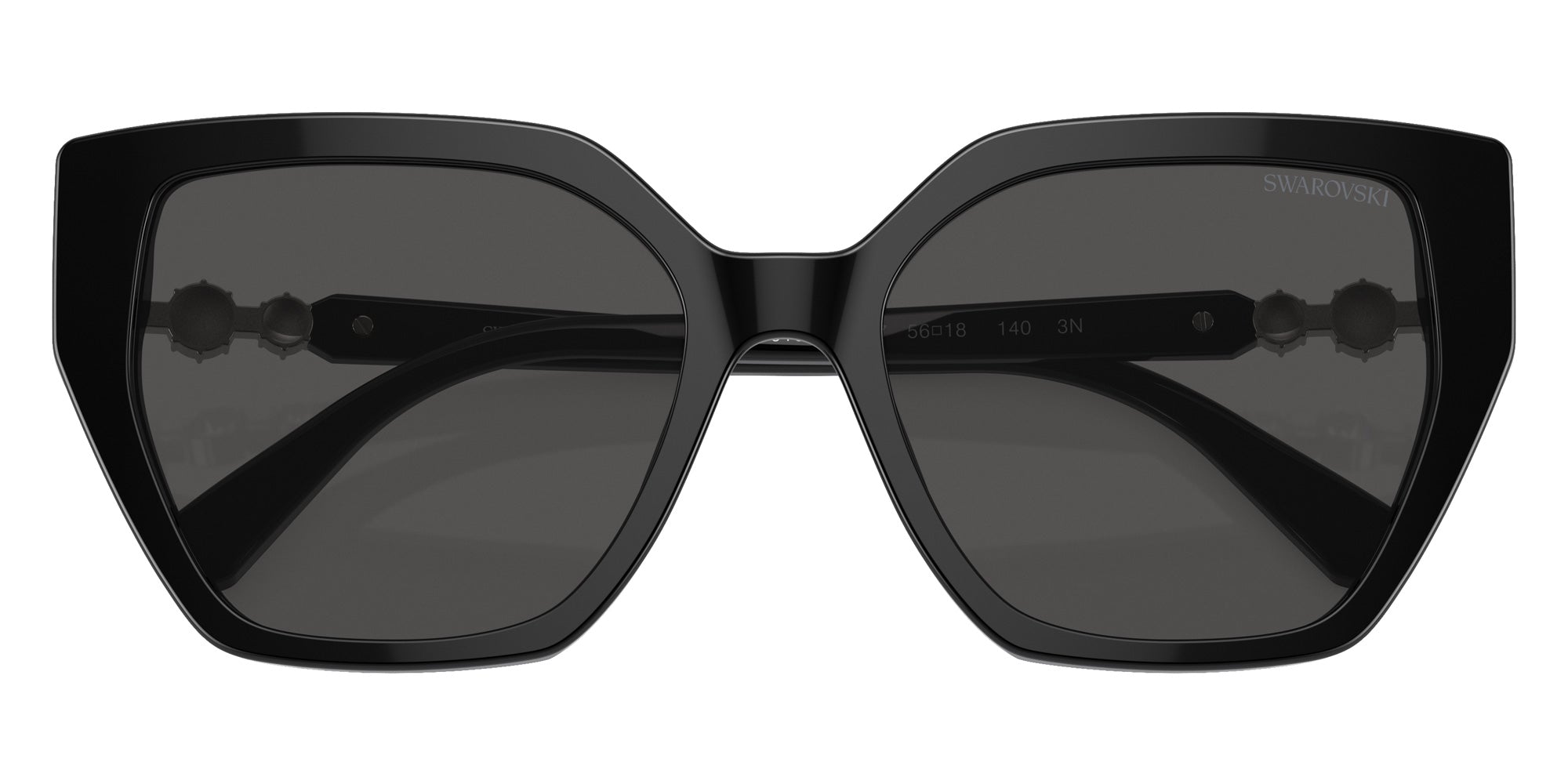 Swarovski SK6016 100187 56 - Black / Dark Gray #id:sk6016100187_s:100120