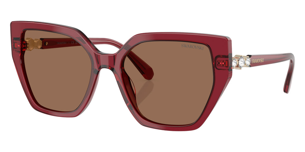 Swarovski SK6016 105573 56 - Transparent Burgundy / Dark Brown #id:sk6016105573_s:108105