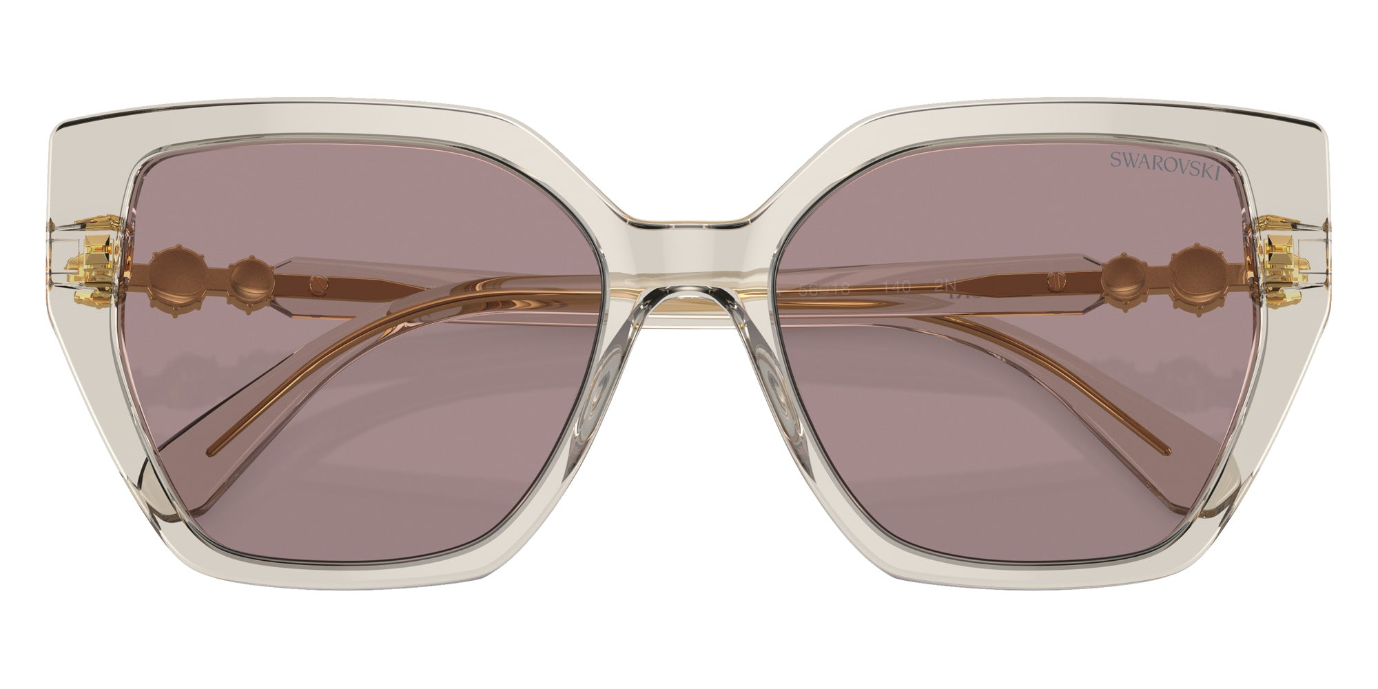 Swarovski SK6016 3003LA 56 - Transparent Beige / Violet #id:sk60163003la_s:112120