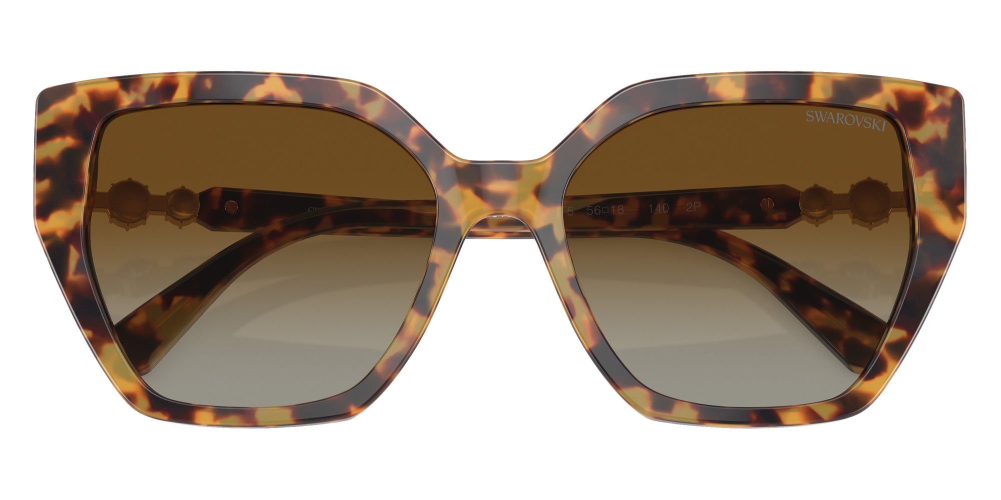 Swarovski SK6016F 1004T5 57 - Medium Havana / Brown Gradient Polarized #id:sk6016f1004t5_s:104120