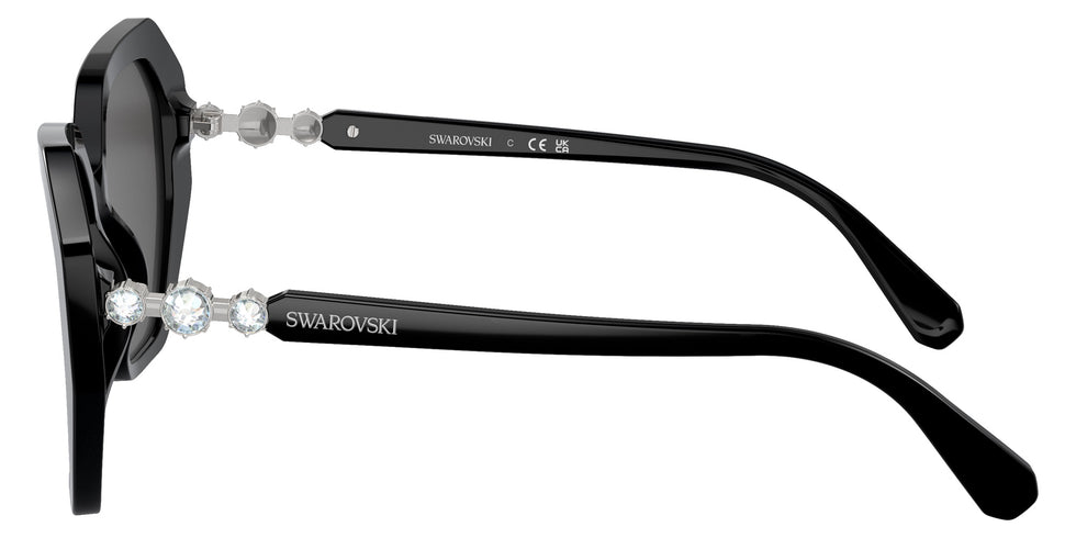 Swarovski SK6017 100187 56 - Black / Dark Gray #id:sk6017100187_s:100110