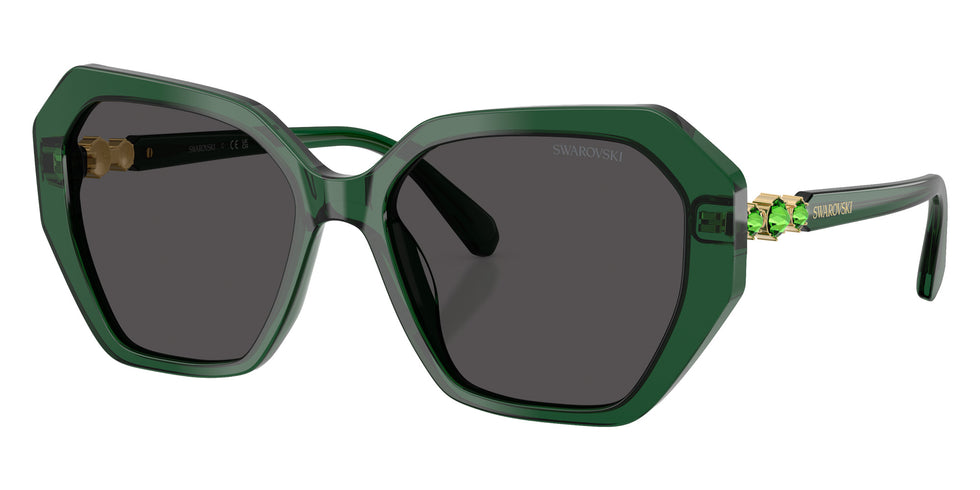 Swarovski SK6017 104587 56 - Transparent Green / Dark Gray #id:sk6017104587_s:110105