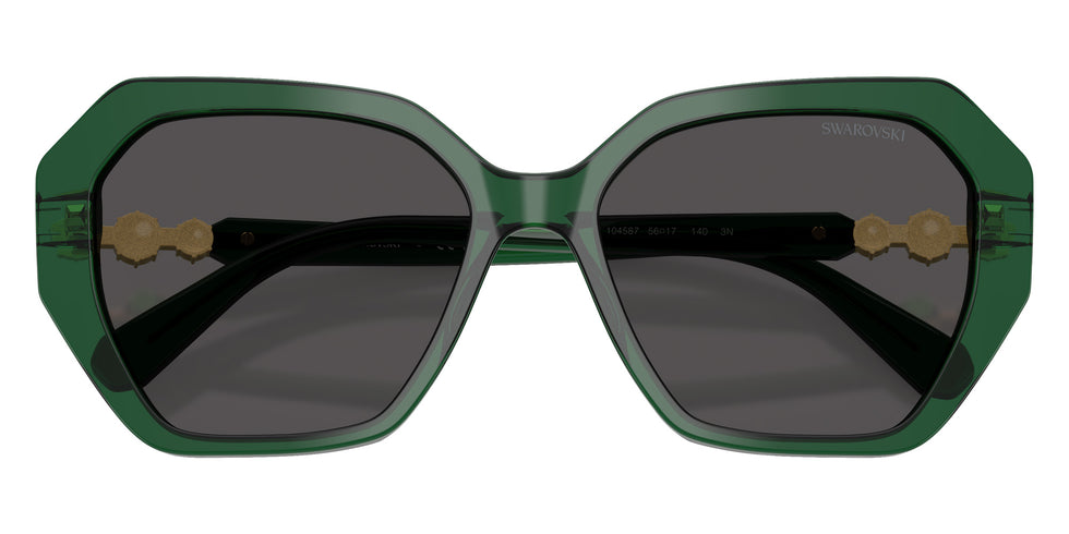 Swarovski SK6017 104587 56 - Transparent Green / Dark Gray #id:sk6017104587_s:110120
